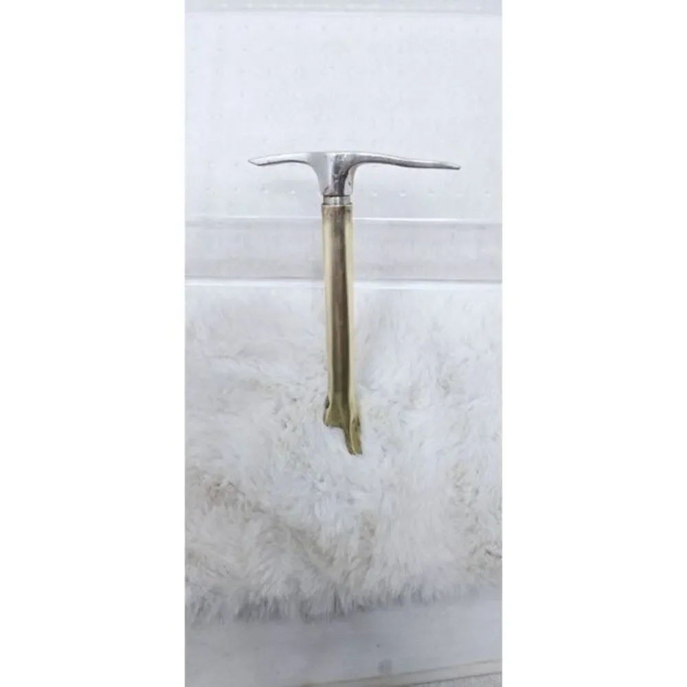 Vintage Marked‎ Eberle Brass Miners Pick Bottle Opener & Corkscrew Bartender